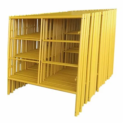 Andamio con estructura de escalera